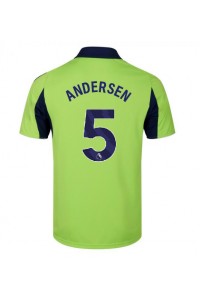 Fulham Joachim Andersen #5 Voetbaltruitje Uit tenue 2025-26 Korte Mouw